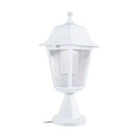 Zerpa Aydınlatma 20 cm x 39 cm Dekoratif Optik Kare Beyaz Set Üstü Armatür Aplik