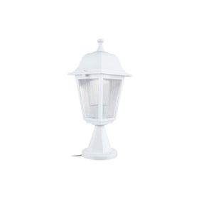 Zerpa Aydınlatma 20 cm x 39 cm Dekoratif Optik Kare Beyaz Set Üstü Armatür Aplik