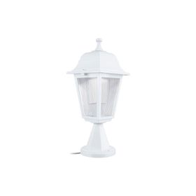 Zerpa Aydınlatma 20 cm x 39 cm Dekoratif Optik Kare Beyaz Set Üstü Armatür Aplik