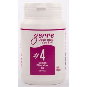 Zerre Doku Tuzu Schüssler No:4 Kalium Chloratum 400 Tablet