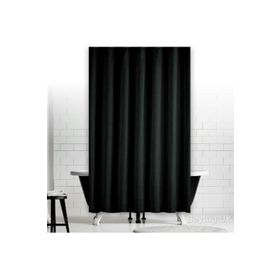 Zethome 0010 Siyah Jackline Çift Kanat 120x200 cm Duş Perdesi