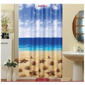 Zethome 10019 Jackline Çift Kanat Banyo Perdesi