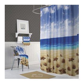 Zethome 10019 Jackline Çift Kanat Banyo Perdesi