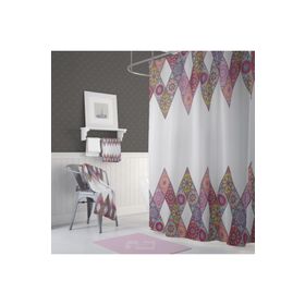 Zethome 10149 Jackline Çift Kanat Banyo Perdesi