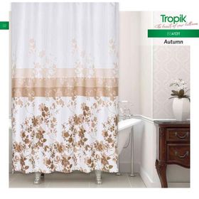 Zethome 4131 Tropik Çift Kanat Banyo Perdesi