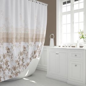 Zethome 4131 Tropik Çift Kanat Banyo Perdesi