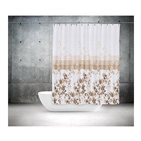 Zethome 4131 Tropik Çift Kanat Banyo Perdesi