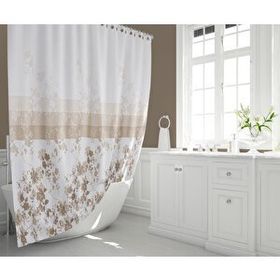 Zethome 4131 Tropik Çift Kanat Banyo Perdesi