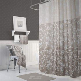Zethome 4247 Kahverengi Jackline Çift Kanat cm Duş Perdesi
