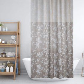 Zethome 4247 Kahverengi Jackline Çift Kanat cm Duş Perdesi