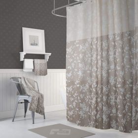 Zethome 4247 Kahverengi Jackline Çift Kanat cm Duş Perdesi