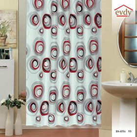 Zethome 4954 Evdy Çift Kanat Karma 110x200 cm Duş Perdesi