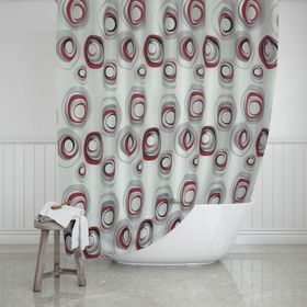 Zethome 4954 Evdy Çift Kanat Karma 110x200 cm Duş Perdesi