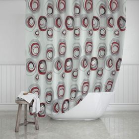 Zethome 4954 Evdy Çift Kanat Karma 110x200 cm Duş Perdesi