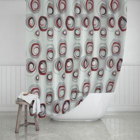 Zethome 4954 Evdy Çift Kanat Karma 110x200 cm Duş Perdesi