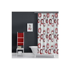 Zethome 4954 Evdy Çift Kanat Karma 110x200 cm Duş Perdesi