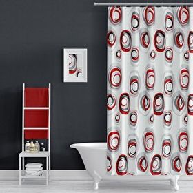 Zethome 4954 Evdy Çift Kanat Karma 110x200 cm Duş Perdesi