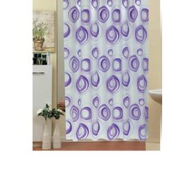 Zethome 4954 Evdy Lila Çift Kanat 2x110x200 cm Duş Perdesi