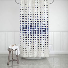 Zethome 4961 Evdy Tek Kanat Mavi 180x200 cm Duş Perdesi