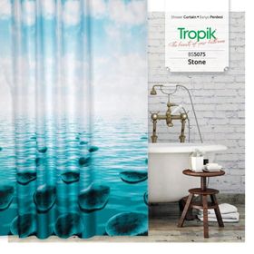 Zethome 5075 Tropik Çift Kanat 120x200 cm Duş Perdesi