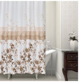 Zethome 5075 Tropik Çift Kanat Banyo Perdesi