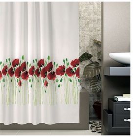 Zethome 5075 Tropik Çift Kanat Banyo Perdesi