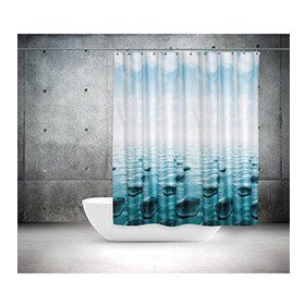Zethome 5075 Tropik Çift Kanat Banyo Perdesi