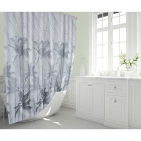 Zethome 5104 Tropik Çift Kanat Banyo Perdesi