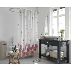 Zethome 7017 Jackline Çift Kanat Banyo Perdesi