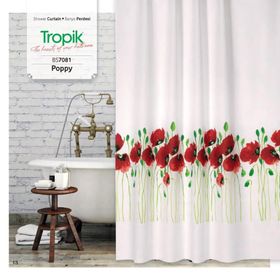 Zethome 7081 Tropik Çift Kanat 120x200 cm Duş Perdesi