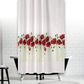 Zethome 7081 Tropik Çift Kanat 120x200 cm Duş Perdesi