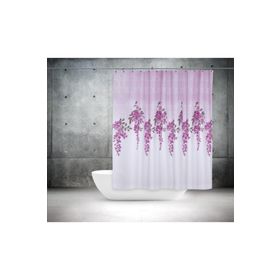 Zethome 7359 Tropik Çift Kanat Banyo Perdesi