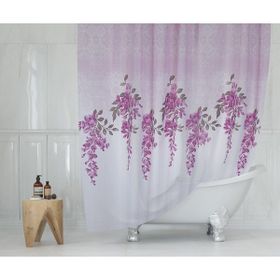 Zethome 7359 Tropik Çift Kanat Banyo Perdesi