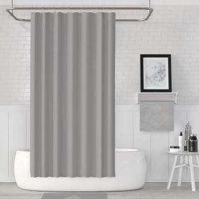 Zethome Jackline 0010 Gri 2x120x200 cm Çift Kanat Banyo Duş Perdesi