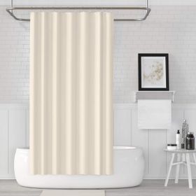 Zethome Jackline 0010 Krem 2x120x200 cm Çift Kanat Banyo Duş Perdesi