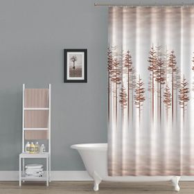 Zethome Tropik 3390 2x120x200 cm Banyo Perdesi