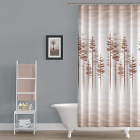 Zethome Tropik 3390 2x120x200 cm Banyo Perdesi