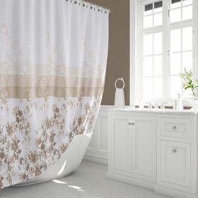 Zethome Tropik 4131 2X120x200 cm Banyo Perdesi