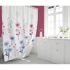 Zethome Tropik 8747 180X200 cm Tropik Tek Kanat Duş Perdesi