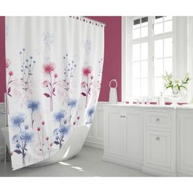 Zethome Tropik 8747 180X200 cm Tropik Tek Kanat Duş Perdesi