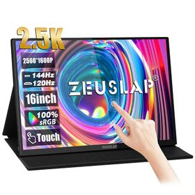 Zeuslap P16KT 16 inç 144Hz 2K Dokunmatik Taşınabilir Monitör