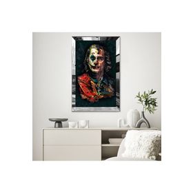 Zevahir Joker 20x30 Gold Aynalı Pleksi Çerçeveli Gümüş MDF Tablo