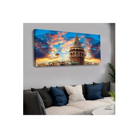Zevahir KVS129 120x60 cm Saatli Kanvas Tablo