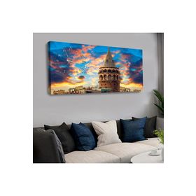 Zevahir KVS129 120x60 cm Saatli Kanvas Tablo