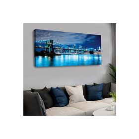 Zevahir KVS137 120x60 cm Saatli Kanvas Tablo