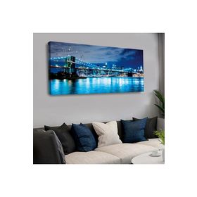 Zevahir KVS137 120x60 cm Saatli Kanvas Tablo