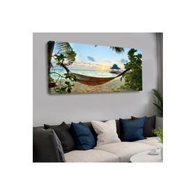 Zevahir KVS146 120x60 cm Saatli Kanvas Tablo