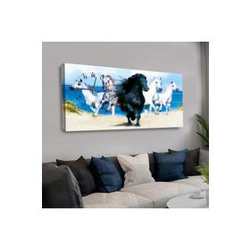 Zevahir KVS177 120x60 cm Saatli Kanvas Tablo