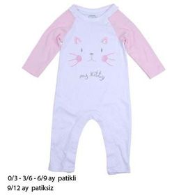 Zeyland K-42H602477 - 9 - 12 Ay Pembe Kız Çocuk Tulum