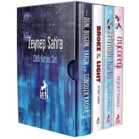 Zeynep Sahra 4'lü Set Ciltli Kutulu - Ren